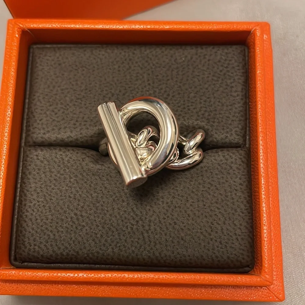 Authentic Hermes silver Ring - Picture 3 of 4
